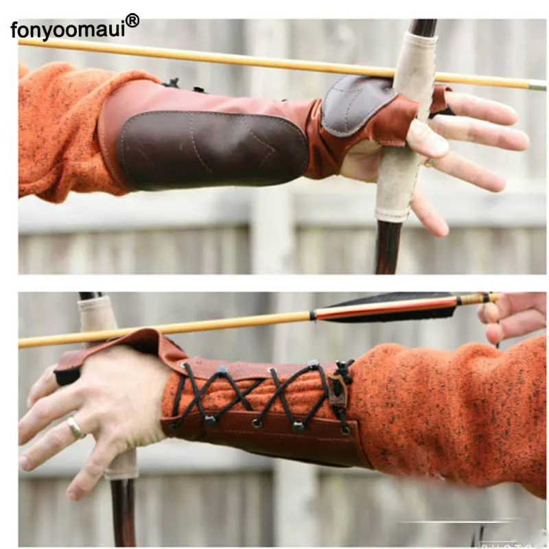 Для взрослых мужчин средневековый воин Ларп рыцарь кожа на шнуровке нарукавник