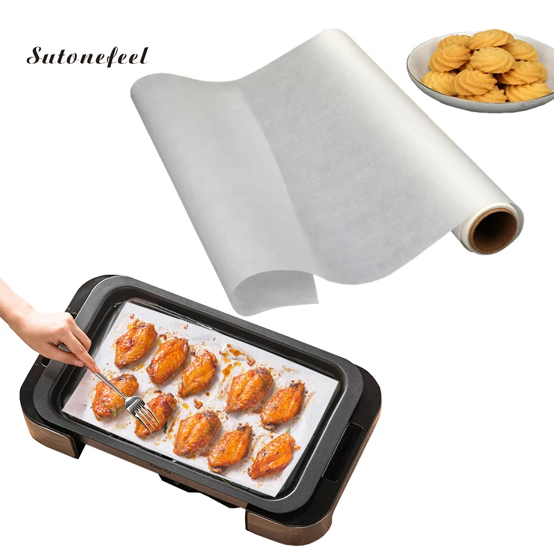 2000 см воск Бумага пищевая пленка упаковочная бумага для выпечки на масле барбекю
