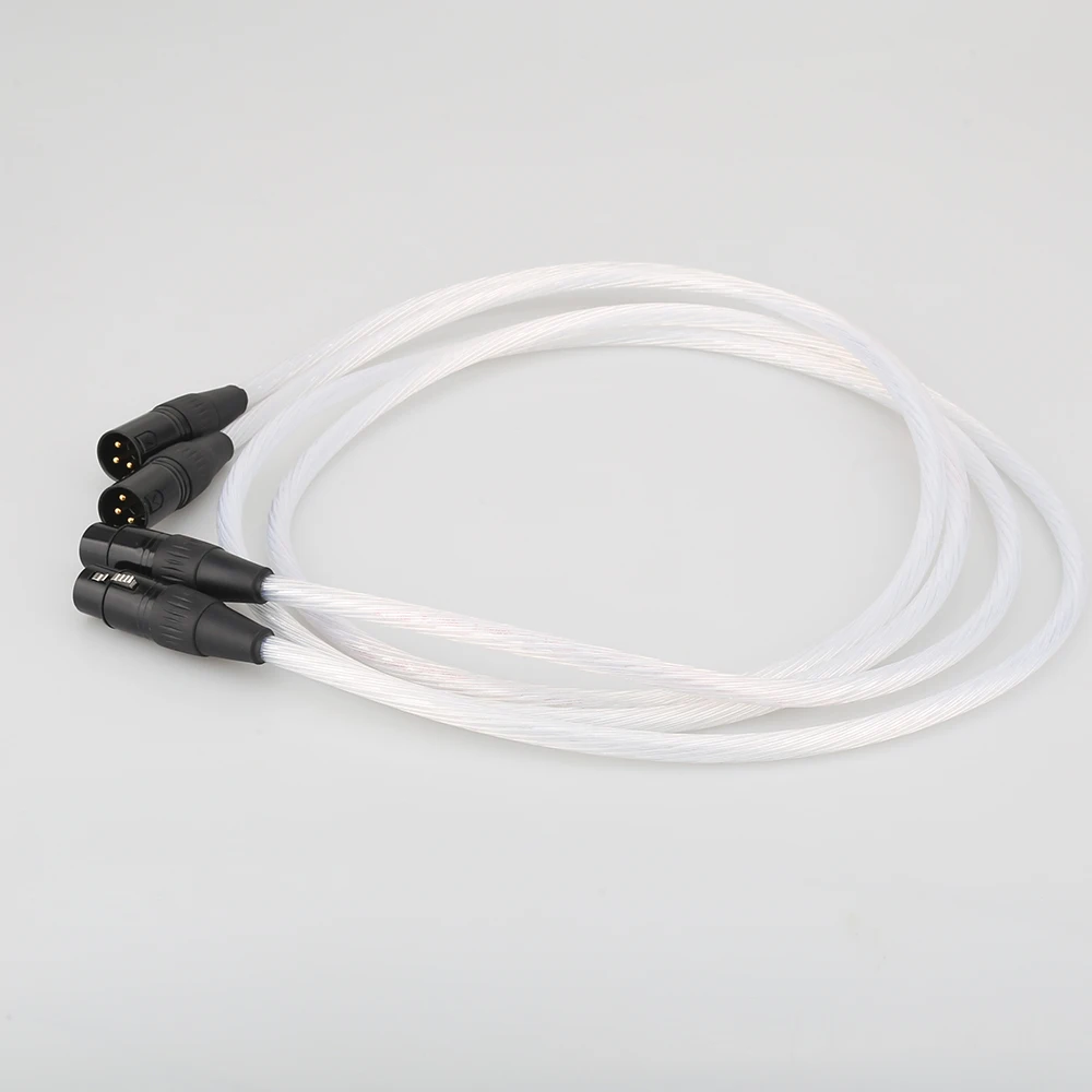 Кабель Audiocrast A27 Hifi XLR Hi end pure silver Plated 5N OCC Cable 2 Male to Female cable Balance line|Кабели VGA| |