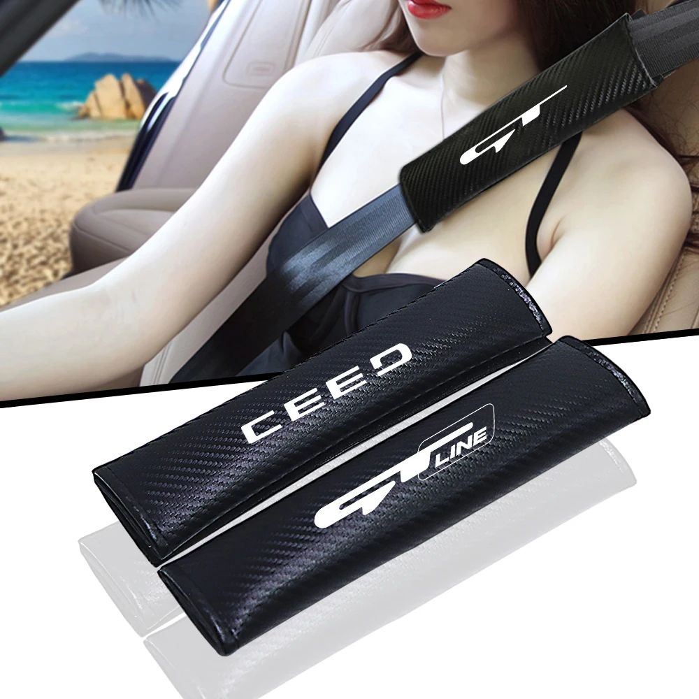 

Car Comfortable Driving Seat Belt Shoulder Harness For KIA GT GTLINR LINE CEEED car Styling