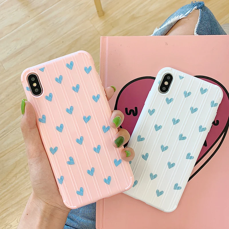 Розовый чехол для влюбленных пар iphone 7 8X6 S Plus 6 s XS Max XR Apple 8 8Plus |