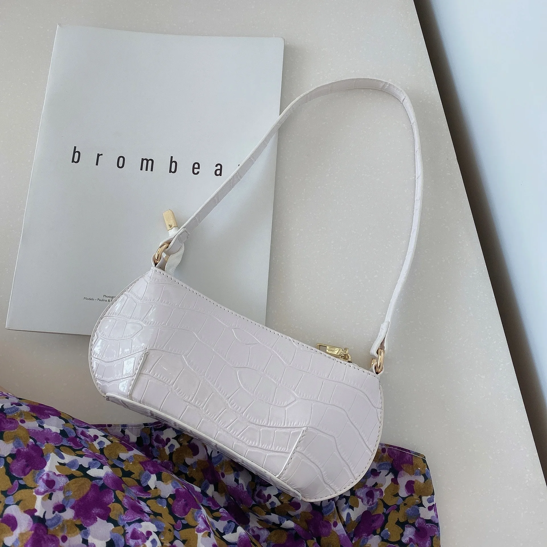 

Crocodile Pattern Bag 2020 New Fashion One Shoulder Handbag Mini Underarm Bag Crocodile Pattern Bag Women