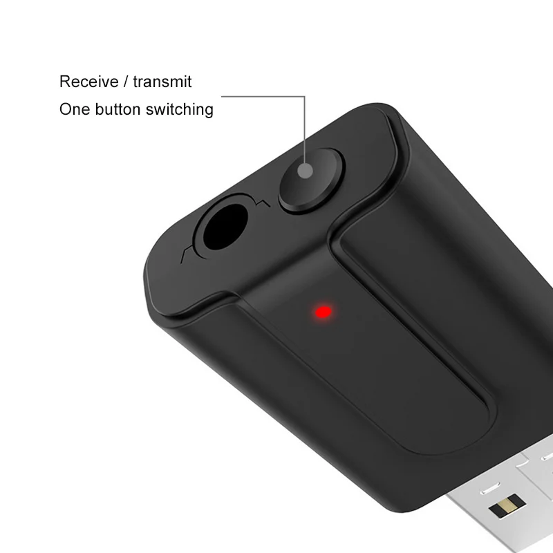 USB Bluetooth-совместимый 5 0 передатчик приемник 2 в 1 беспроводной аудио стерео адаптер