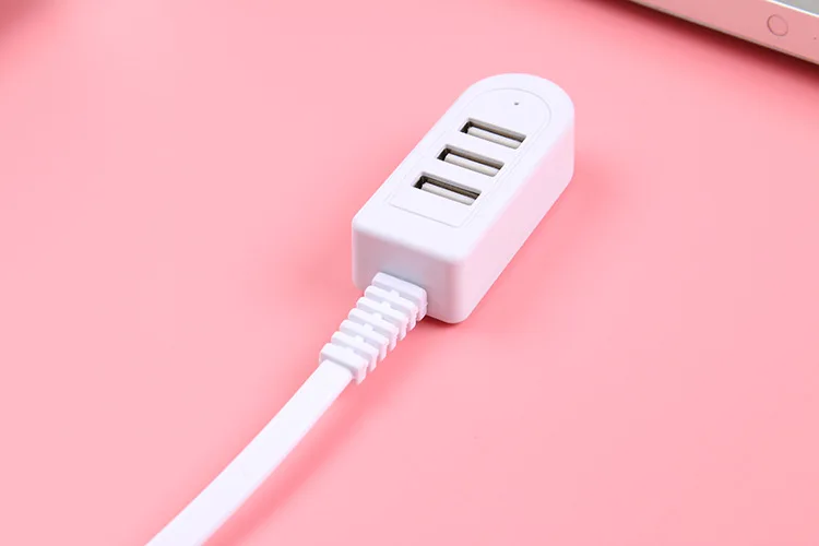 Высокоскоростной 3 порта USB 2,0 концентратор удлинитель разветвитель для ноутбука ПК Компьютерное зарядное устройство Прямая поставка
