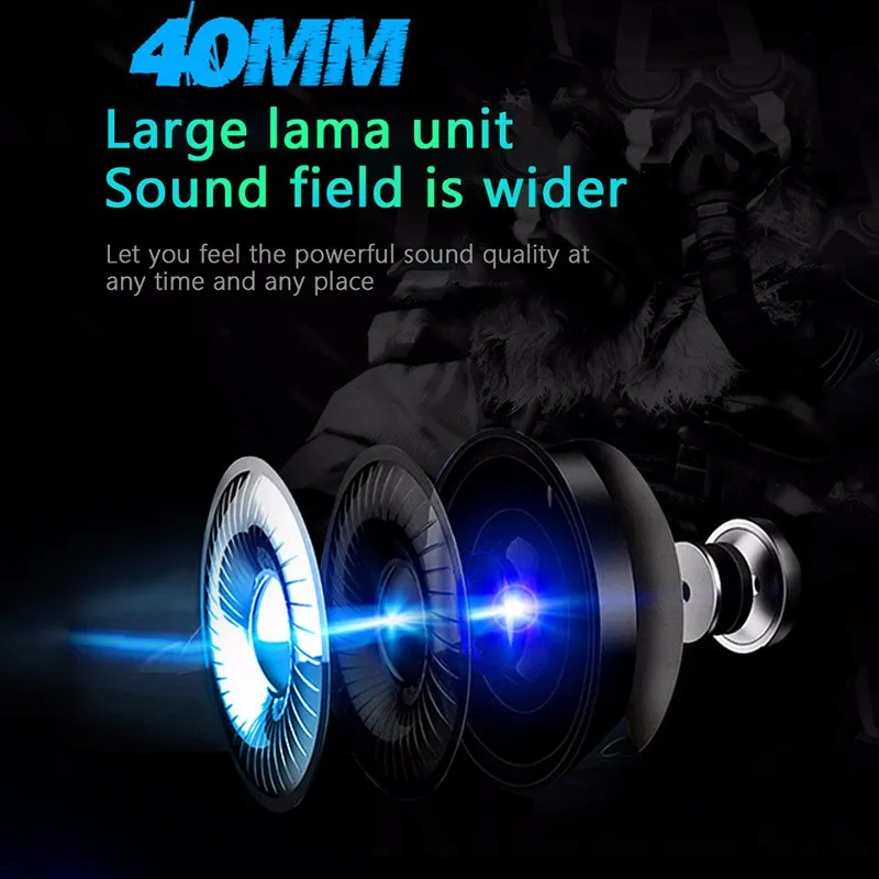 Игровые наушники A9 большие светильник микрофон стерео глубокий бас для ПК