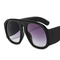 new oversized round sunglasses women luxury brand designer trendy outdoor beach large frame sun glasses female gradient shades