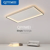 modern led ceiling lights for living room bedroom study room white black indoor ceiling lamp dimmable lampara de techo luminaire