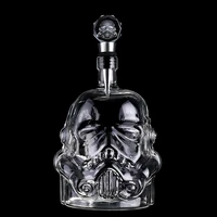 wine glass set storm trooper helmet whiskey decanter whiskey glass cup wine glasses accessories creative men gift