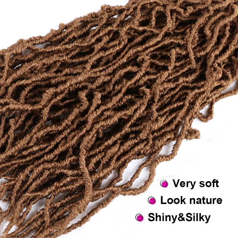 Bobbi Boss Nu Locs вязаные крючком волосы богиня Faux Curly коса Омбре вязание мягкий