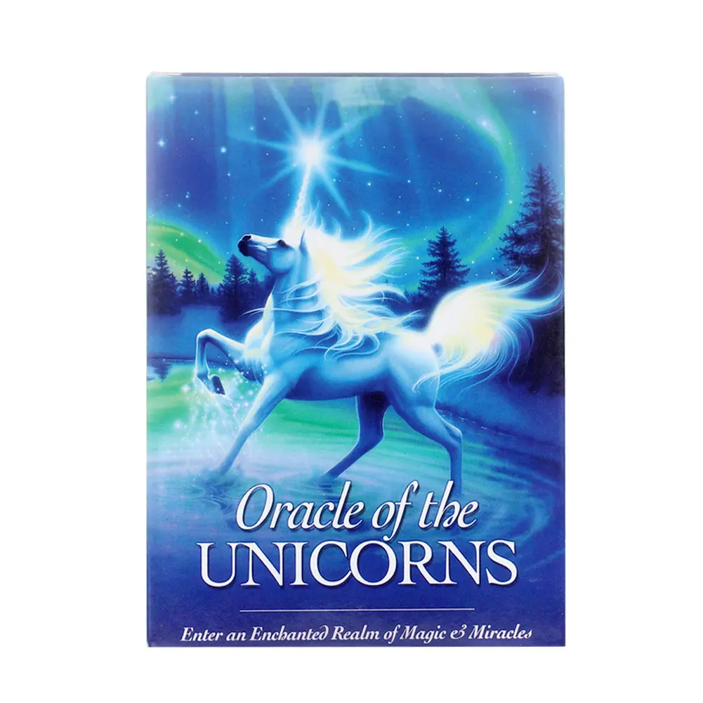 44 шт карт Таро Oracle единорогов карты доски палубы игры Palying для Вечерние