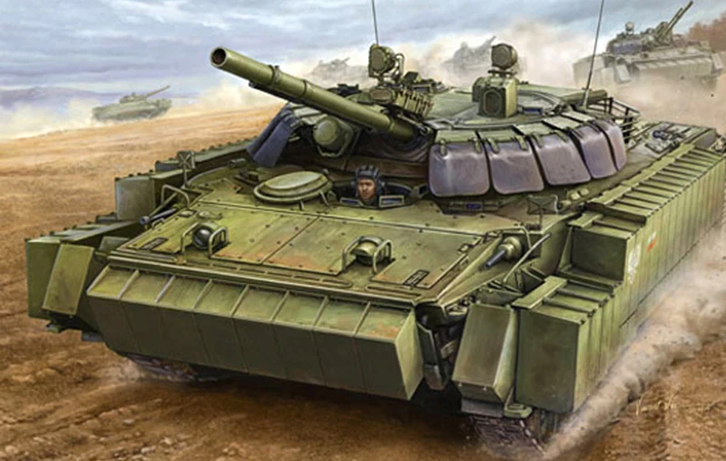 Модель танка Trumpeter 00365 1/35 русский BMP-3 Вт черепица ERA модель TH06755-SMT6 | Игрушки и хобби