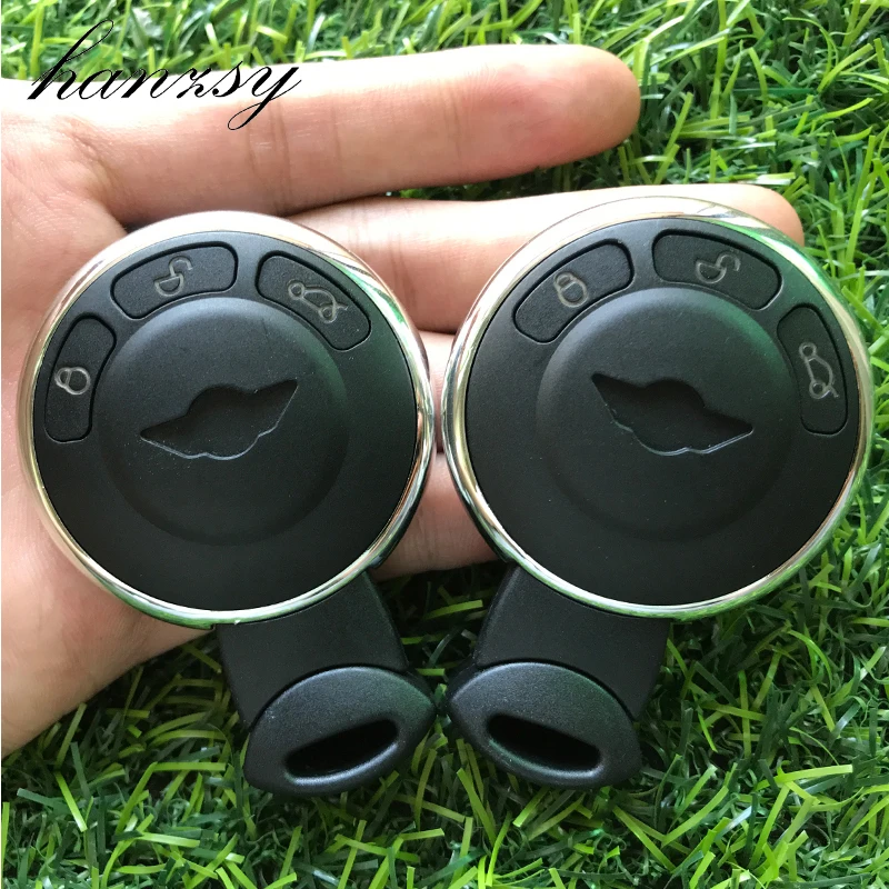 

3 buttons Smart key Fob Case For Mini Cooper R56 Replacement Keyless Entry Fob Card Car Remote Key Shell Cover
