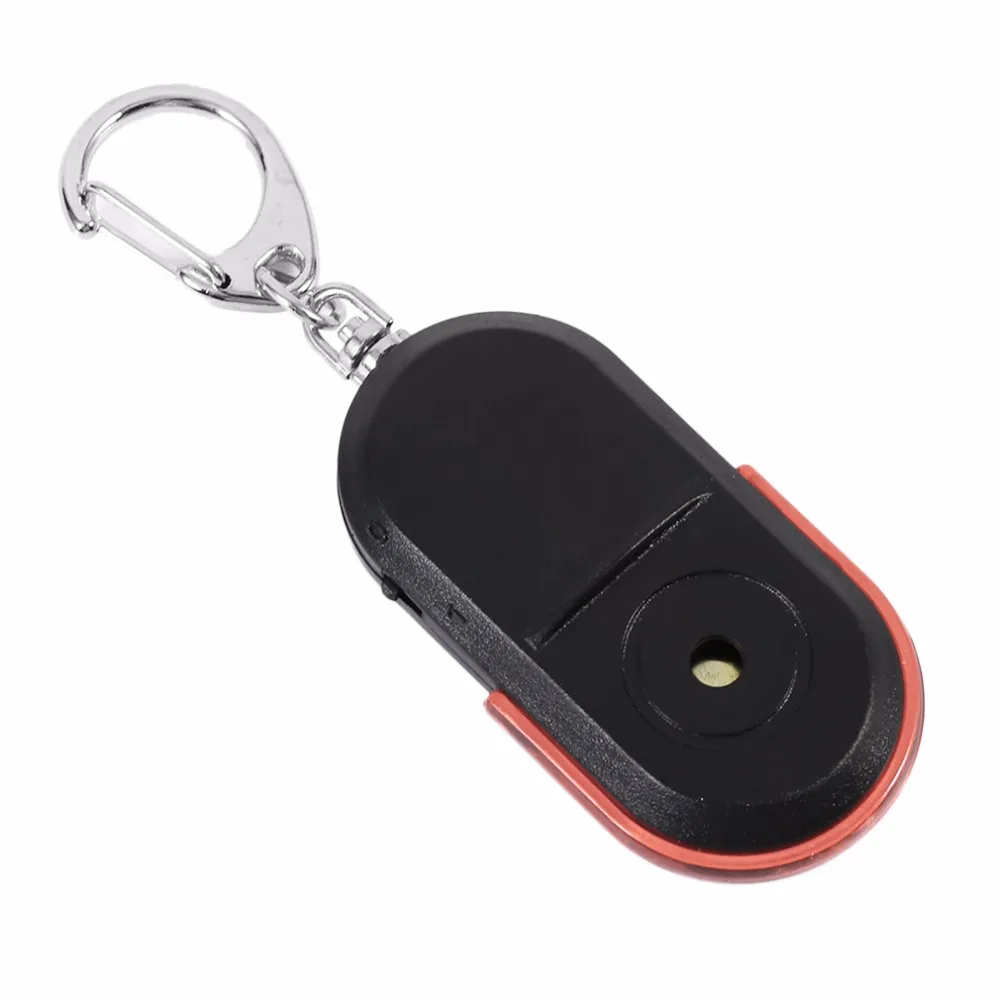 Anti-Lost Alarm Key Finder Locator Keychain Whistle Sound With LED Light Mini Anti Lost Key Finder Sensor