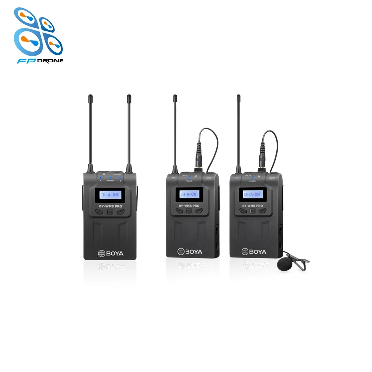 저렴한 WM8 Pro-K2 UHF 듀얼 채널 무선 마이크 시스템 마운트 및 스탠드