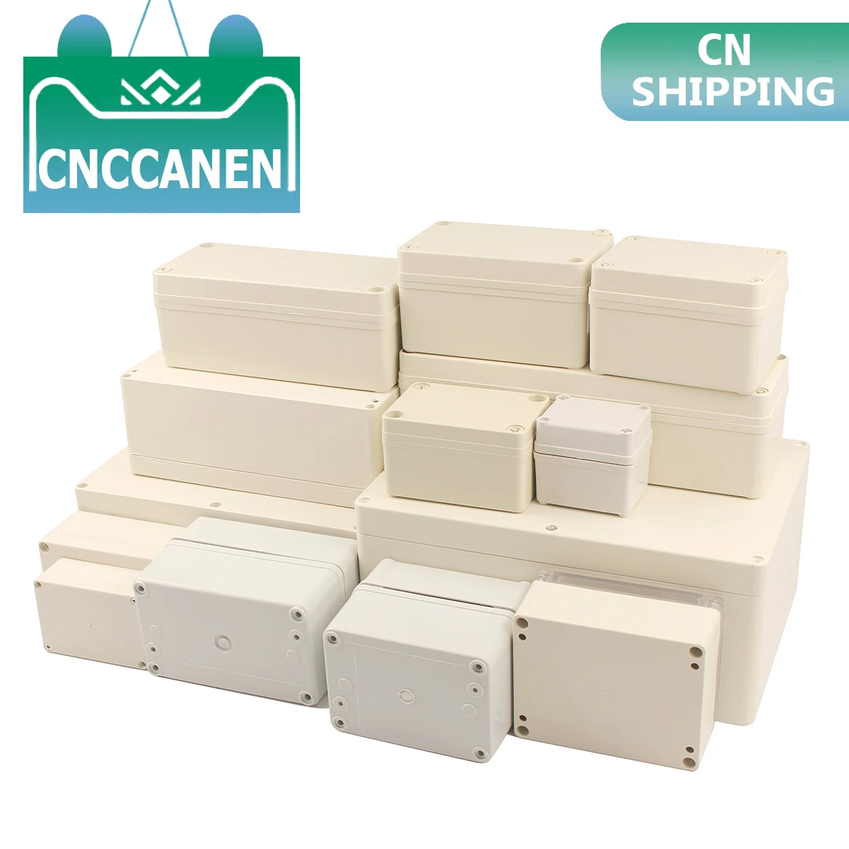 

1Pc Waterproof Plastic Enclosure Box Electronic Project Instrument Case Electrical Project Box Outdoor Junction Box Housing DIY