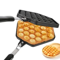 egg bubble cake baking pan roller eggettes mold aluminum puff cake maker mould non stick coating diy muffins plate