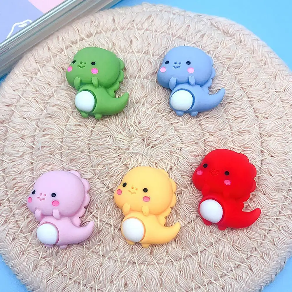 

Resin 20Pcs/Set Durable Cartoon Portable Mini DIY Miniature Dinosaur Anti-deform Mini Animal Ornament Simulation for Home