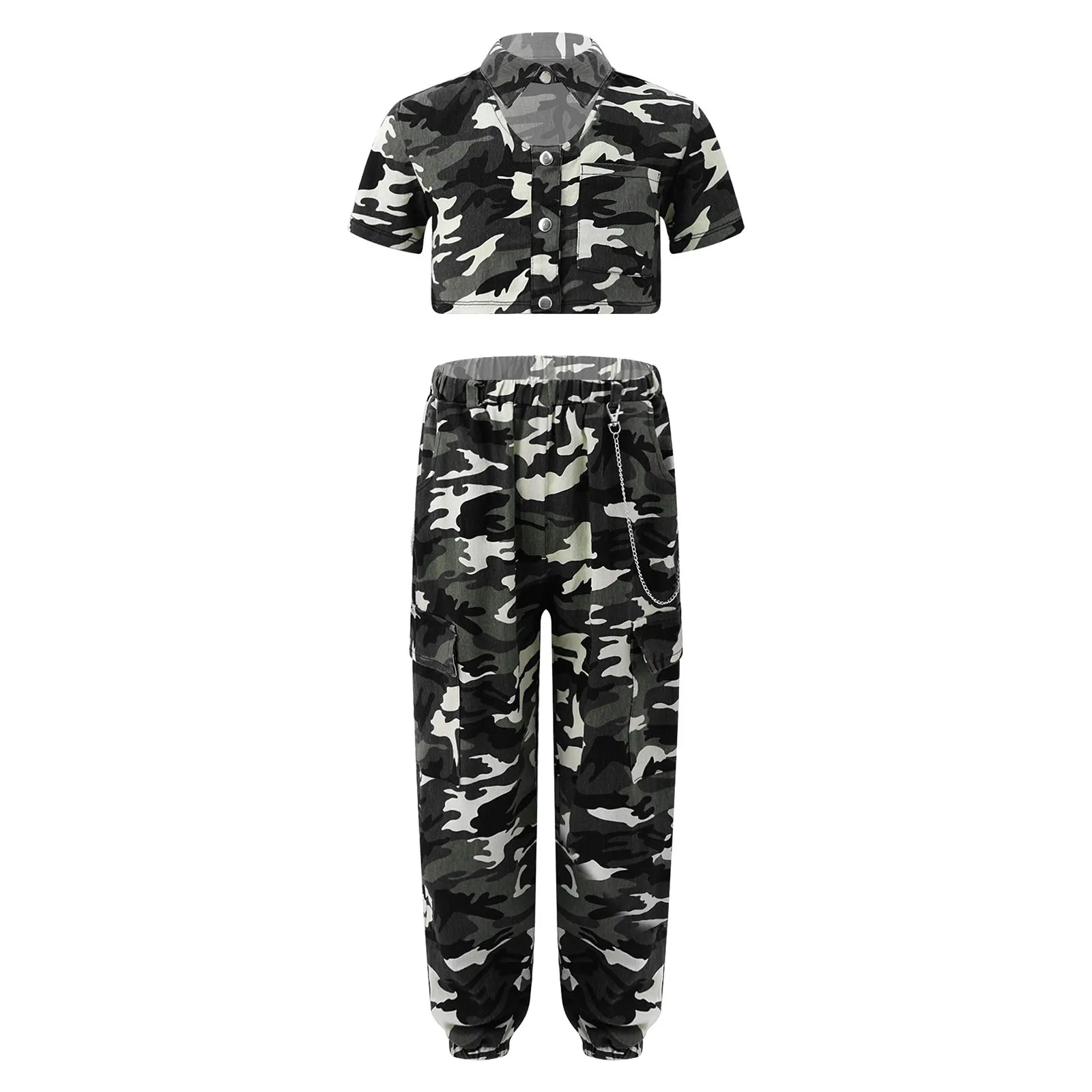 

Детские спортивные балетные танцевальные костюмы для девочек, одежда для гимнастики и танца, укороченные топы с леггинсами, штаны для высту...