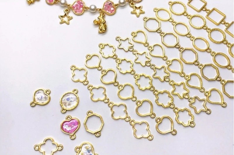 20 шт./лот вишня любовь круглая рамка металлическая Подвеска Шарм Установка