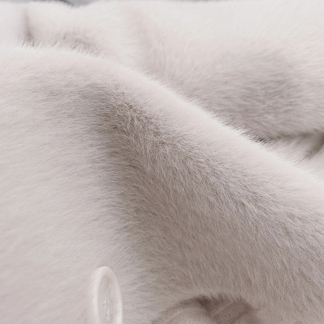 Осеннее зимнее длинное пальто Женская пушистая куртка осеннее плюшевое толстое