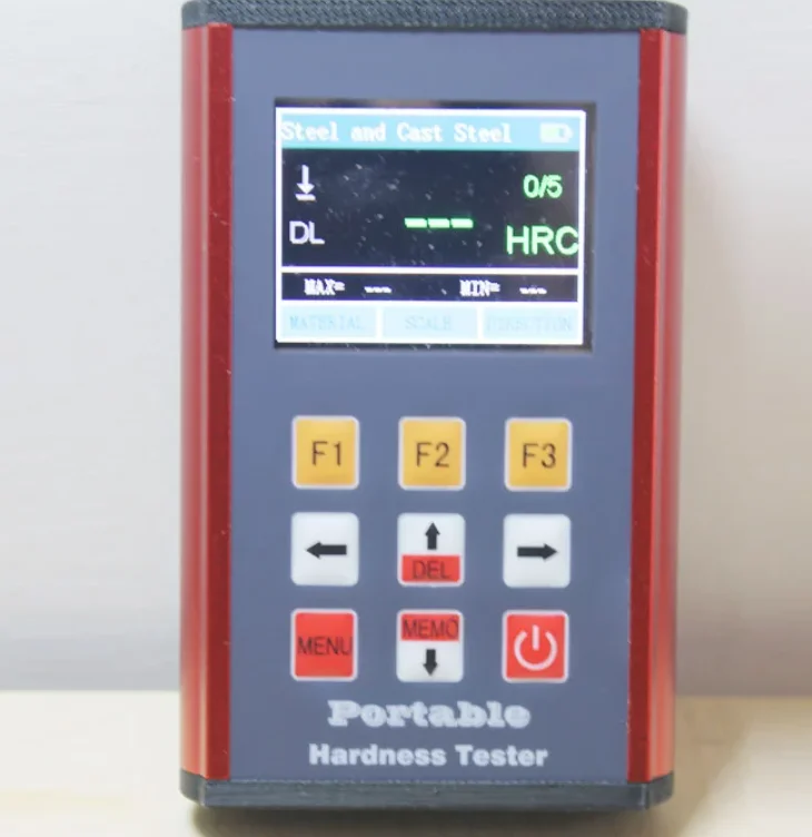 YHT500A портативный тестер твердости Leeb с цветным экраном и алюминиевым корпусом HL HB