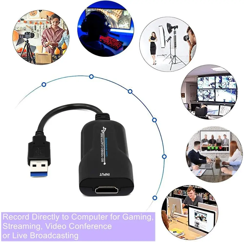 Карта видеозахвата HDMI/USB 3 0 до 1080p 60 кадров в секунду запись непосредственно на