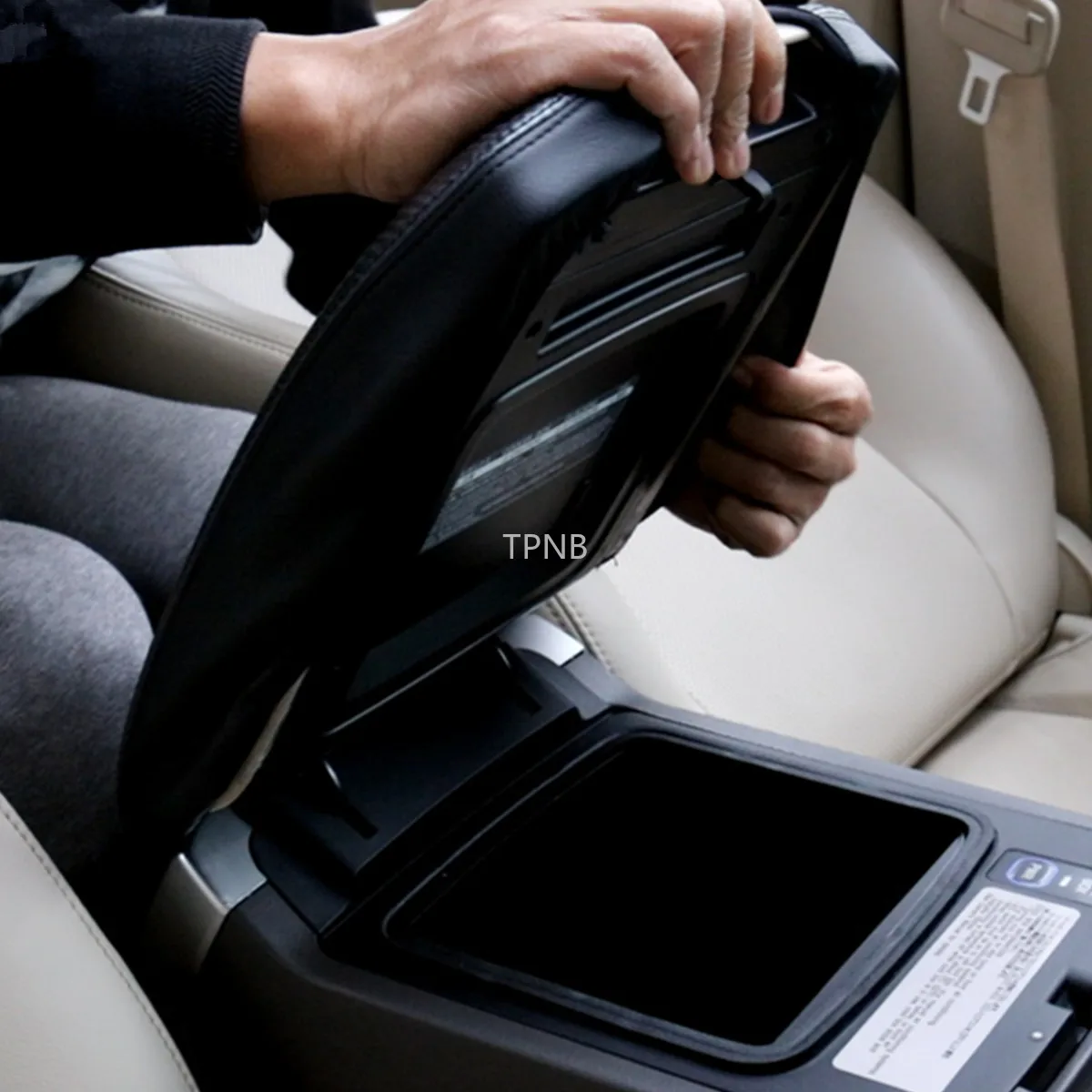 Чехол для подлокотника из углеродного волокна Toyota Land Cruiser 200 LC200 2010 2011 2012 2013 2014 2015