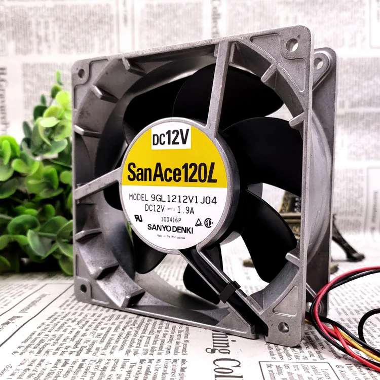 

Вентилятор охлаждения San Ace 9GL1212V1J04 120L 12 В 1,9a 12 см