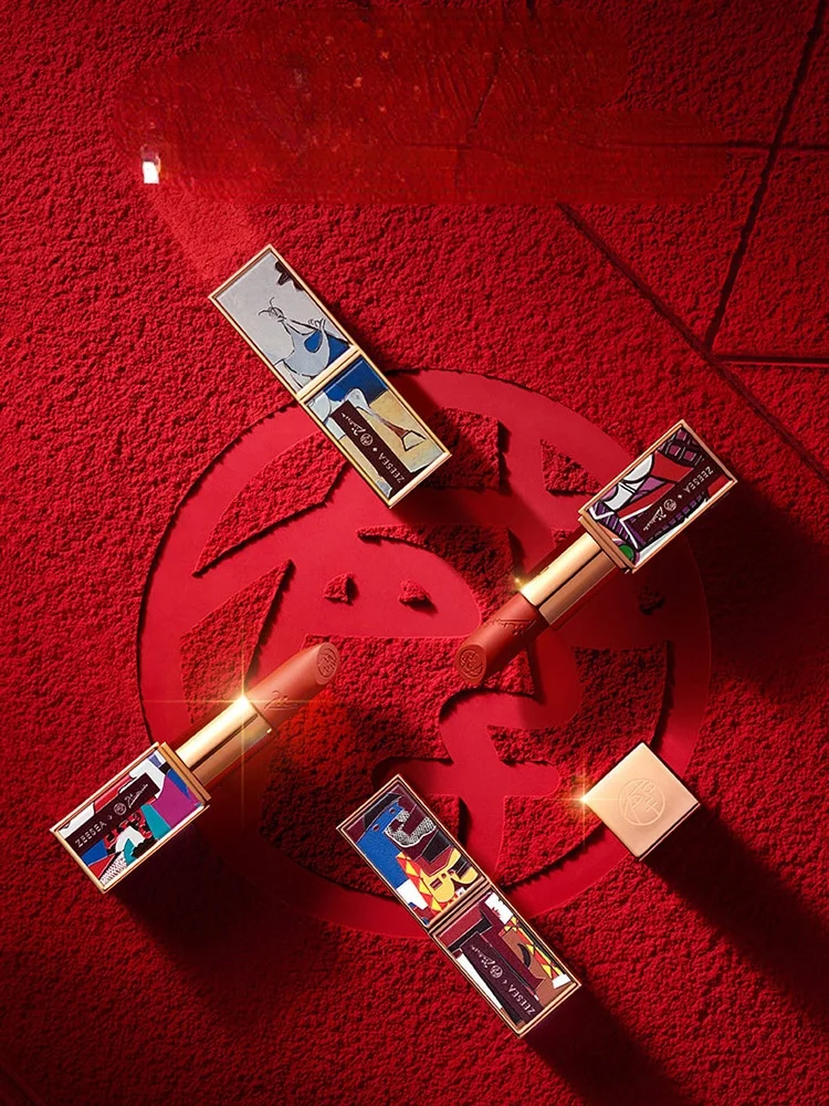 

zq Free Shipping Zeesea Lipstick Matte Finish Niche No Stain on Cup Female Student Cheap