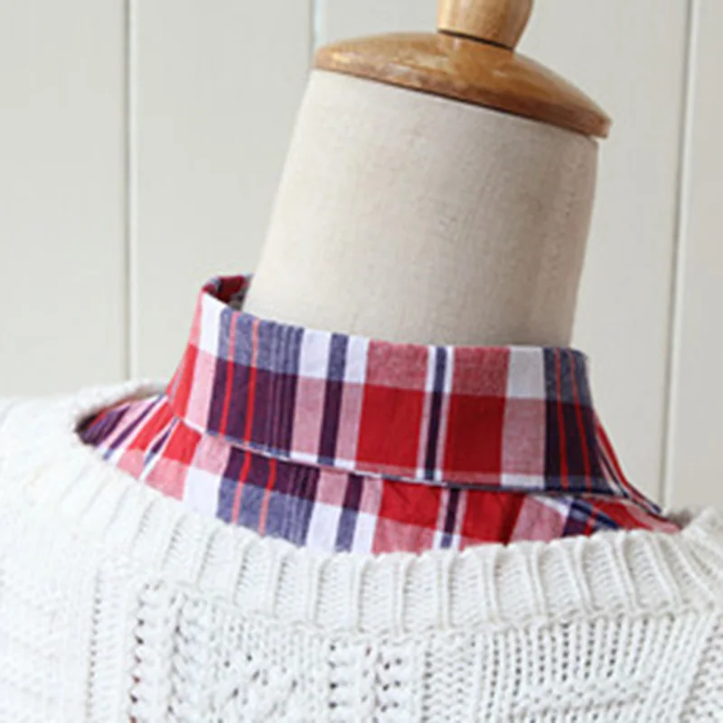 Женский накладной воротник съемный наполовину рубашка женские воротники |