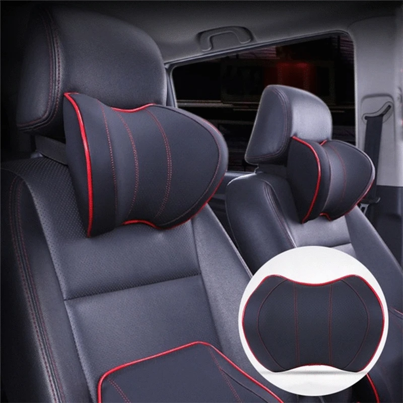 

Car Neck Headrest Pillow Car Accessories Cushion Auto Seat Head Support Neck Protector Automobiles Seat Neck Rest Memory Cotton