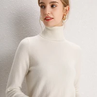 women sweaters 100 pure cashmere knitted turtleneck pullovers winter female soft warm jumpers 10colors hot sale fashion sweater