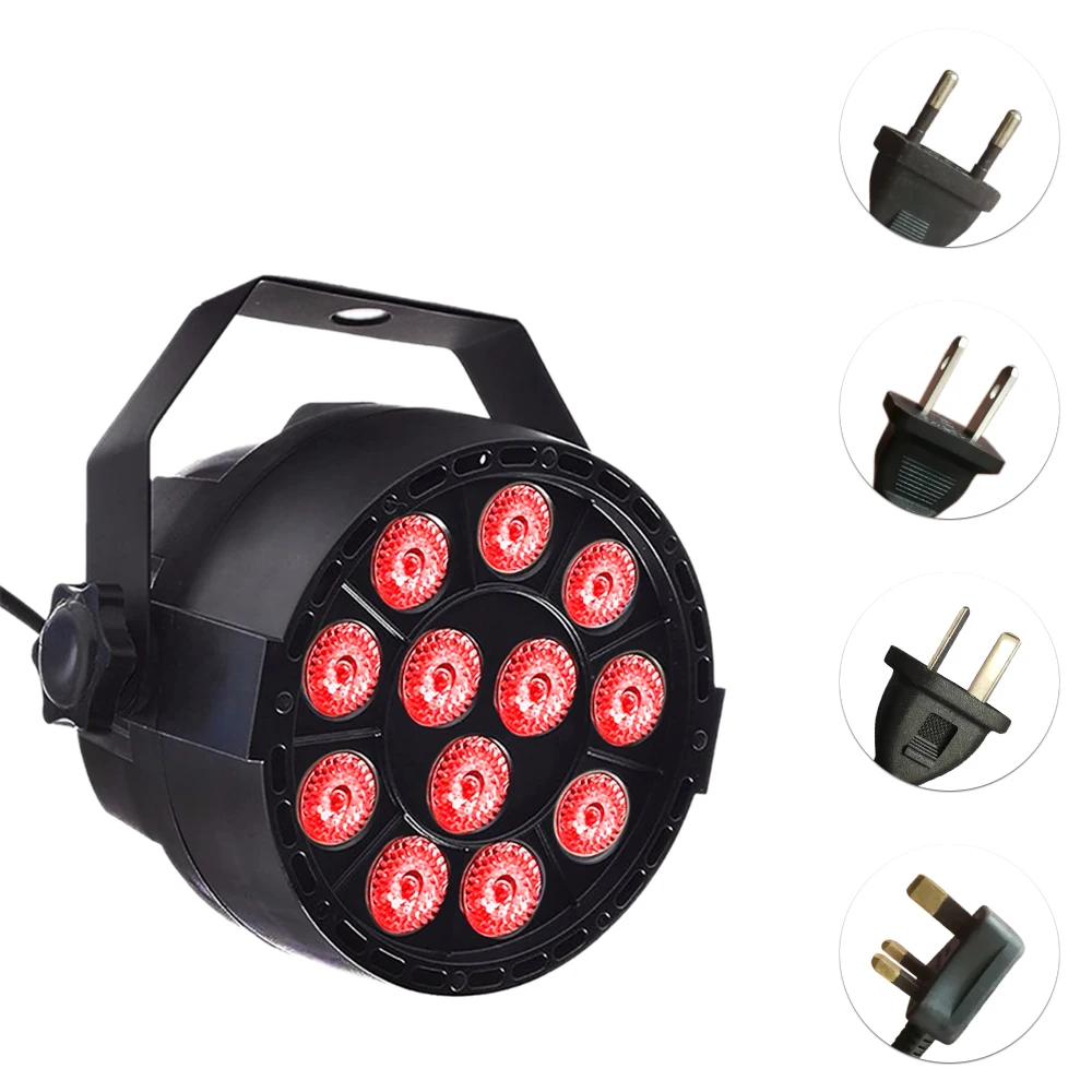 AC90 240V 18W 12*3 в 1 RGB светодиодный сценический светильник с поддержкой DMX512/звуковая