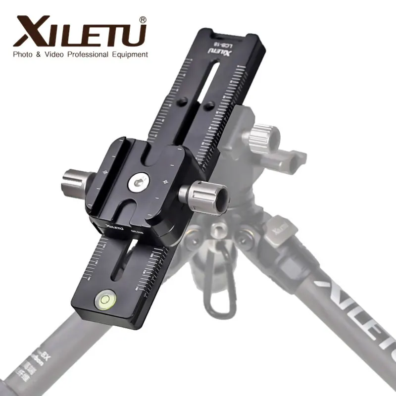 

XILETU LCB-18B Track Dolly Slider Focusing Focus Rail Slider & Clamp and QR Plate Meet Arca Swiss For DSLR Camera Canon