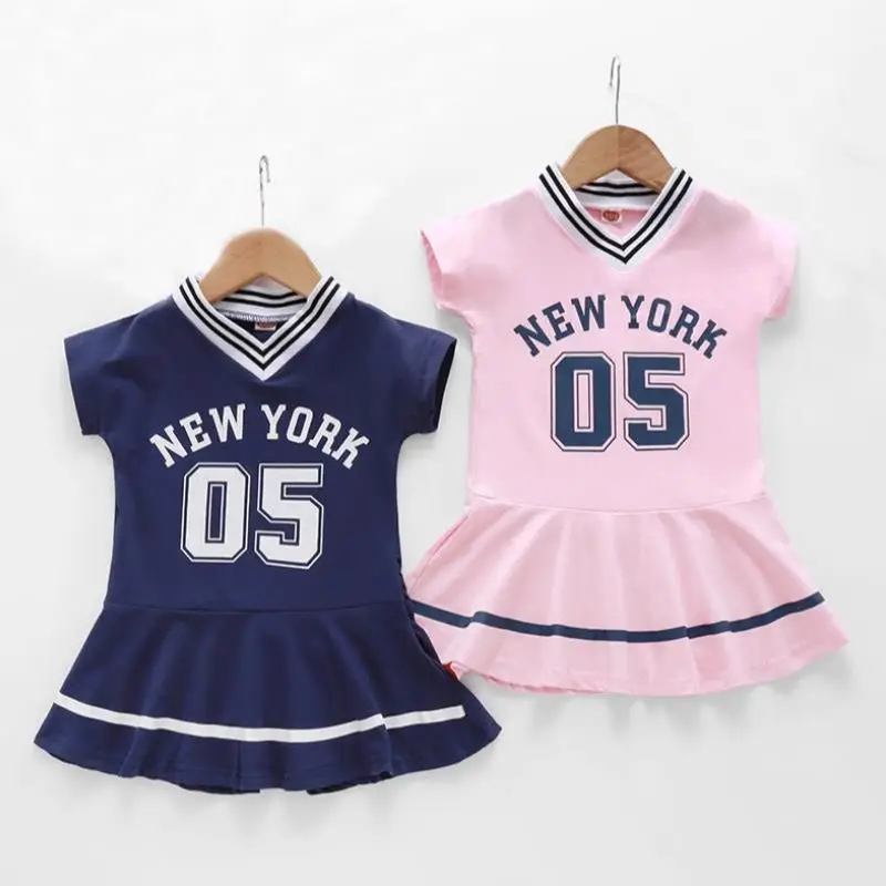 2020 новые детские радужные платья принцессы для отдыха девочек хлопковая летняя