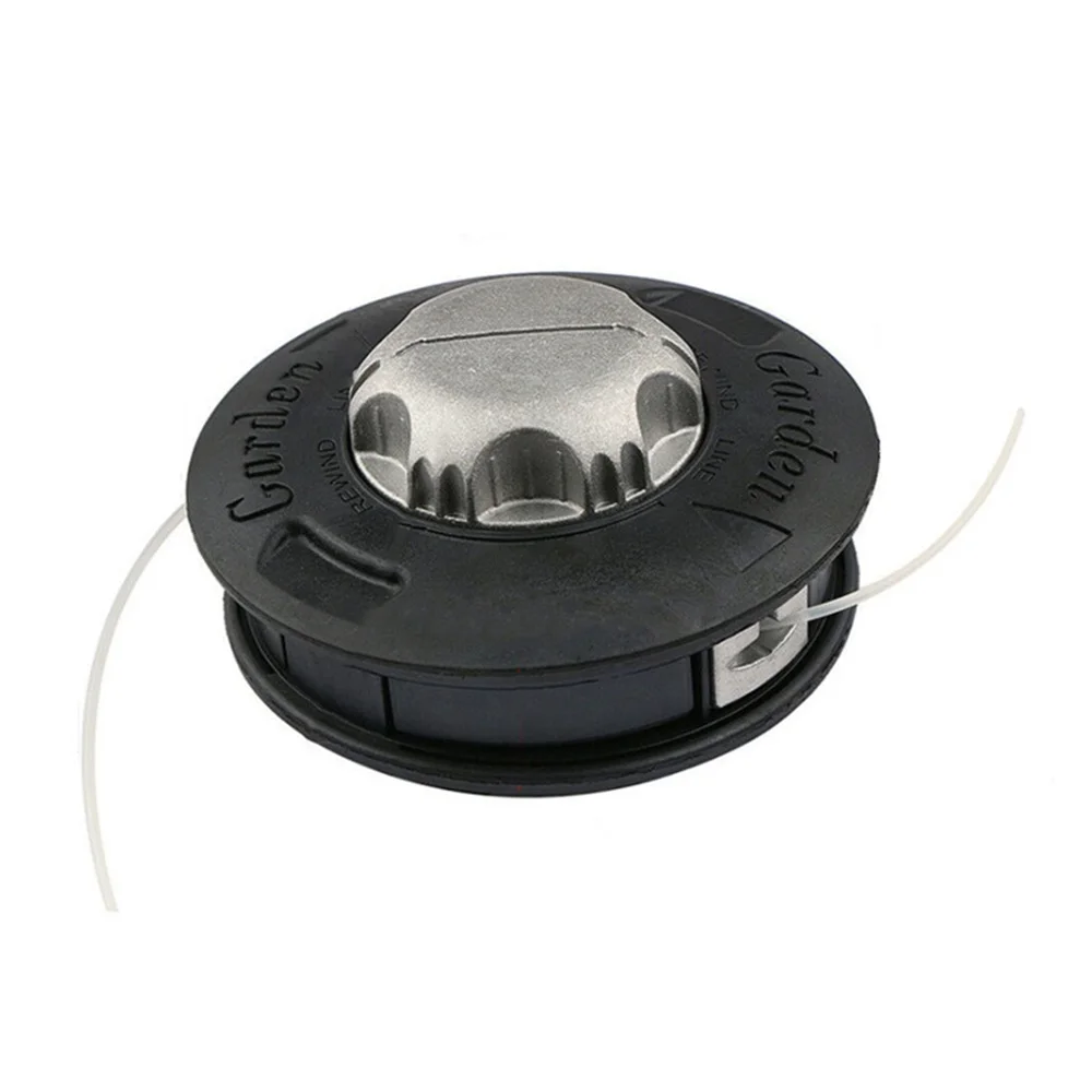 

Universal Grass Trimmer 2 Lines Brush Mower Bump Spool Aluminum Nylon Cutter Head Thread Line String Saw Grass Brush Mower
