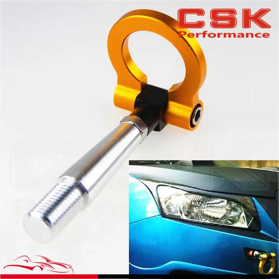 Переднее заднее складное кольцо для гоночного буксировочного крючка Mitsubishi Lancer Evo