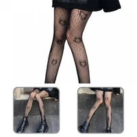 comfy stylish stretchy see through pantyhose spring autumn stockings hollow out for daily wear