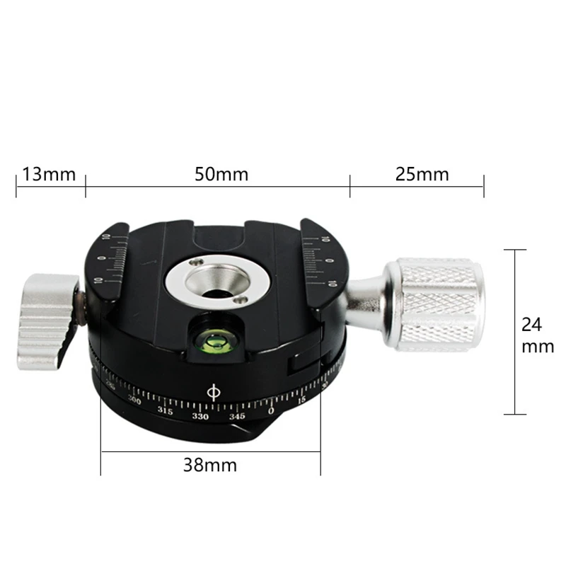 Pan C1 панорамная головка штатива шаровая Головка Зажим адаптер с быстроразъемной