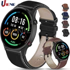 Ремешок кожаный для Xiaomi Smart Mi Watch, цветной спортивный браслет для Amazfit GTR 3 Pro 2 2e 47 мм, 22 мм