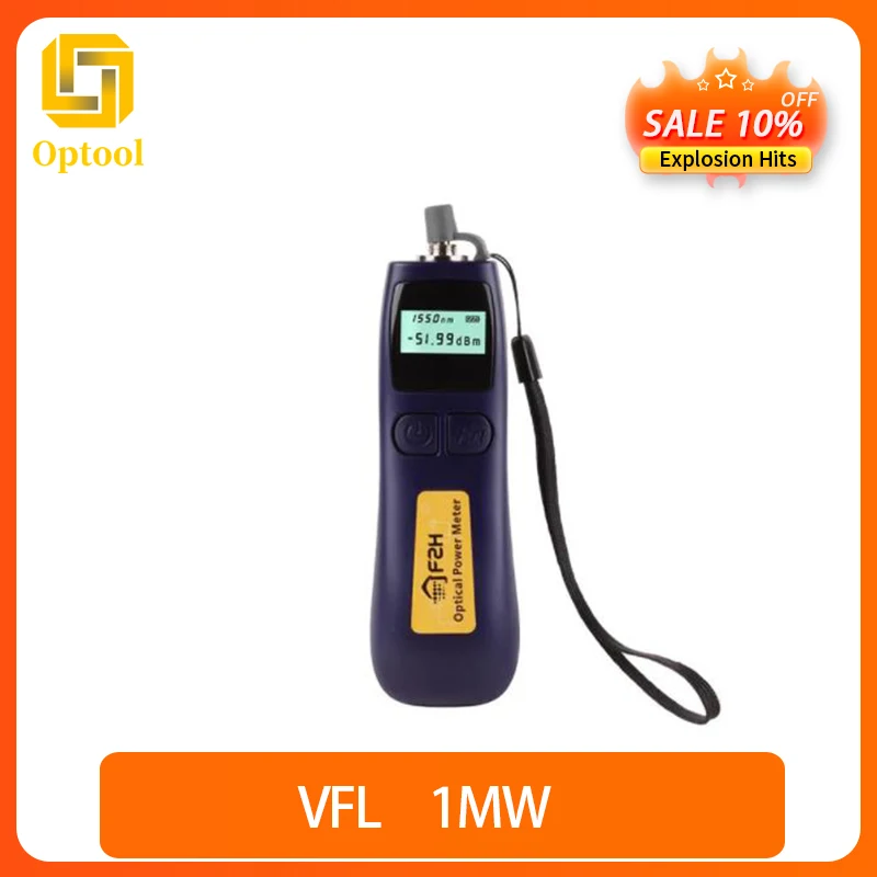 Волоконно-оптический тестовый инструмент FHP12A -70 ~ + 10 дБм с мини-оптическим