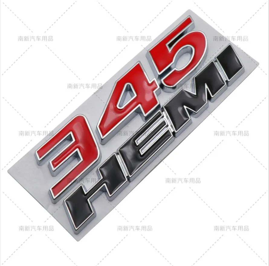 

1pcs 3D Metal 345 emblem car truck stickers decal Badge car styling for Dodge HEMI RAM 1500 2500 CHALLERGER Journey caliber