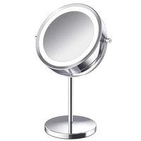 led vanity mirror double sided 1x 10x enlarged double sided circular vanity mirror desktop vanity mirror family bathroom
