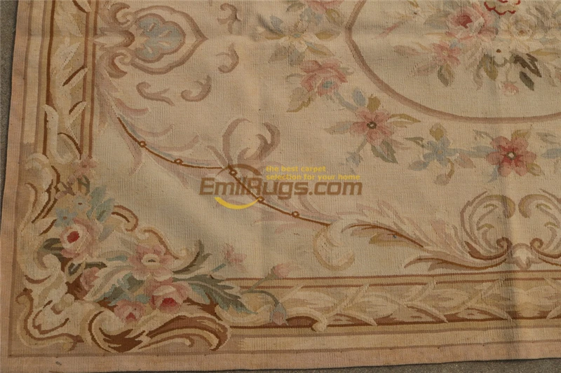 

room carpet aubusson cushion rug european hand made rug flower rug