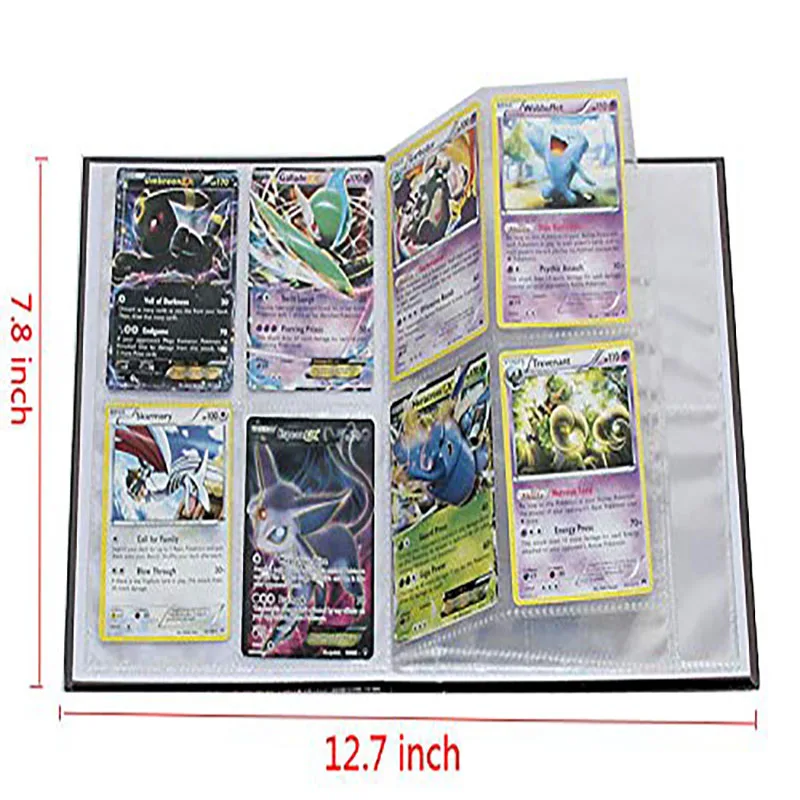 

144/240 Pcs Card Album Compatible with Pokemon Cards, Card Holder, Binder Book Best Protection Trading/GX/EX /Put up to Cards