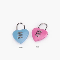 love bag pendant lock cute luggage password pendant lock multi color optional password small padlock