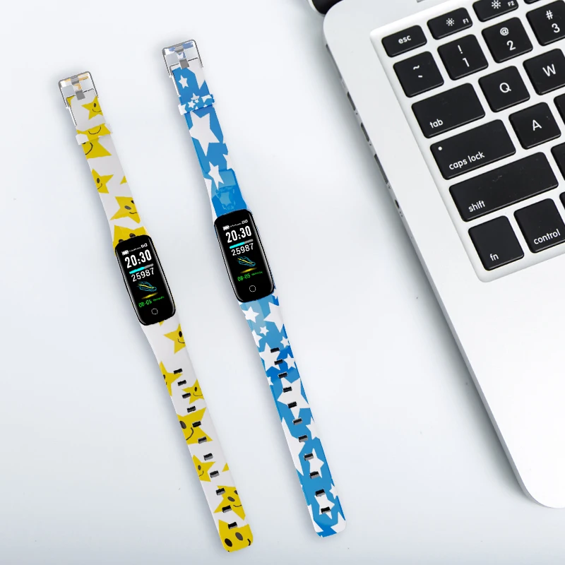 

2019 Newest Fashion Smart Wristbands Bracelet Wristband Monitor Fitness Tracker Activity PPG Heart Rate Blood Pressure