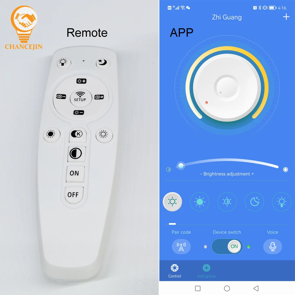 Светодиодный драйвер с дистанционным управлением APP 2 4G (35-50 Вт) x4 (40-72 источник