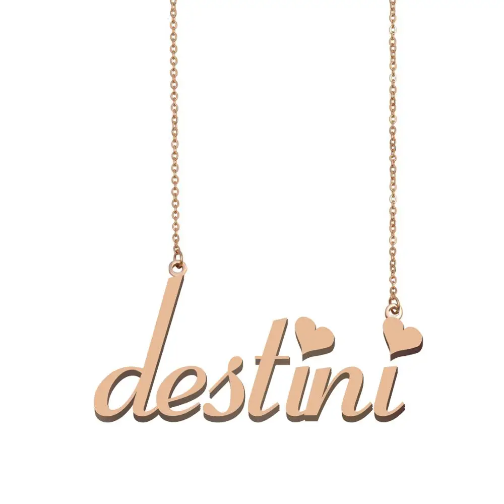 

destini nAME nECKLACE , Custom Name Necklace for Women Girls Best Friends Birthday Wedding Christmas Mother Days Gift