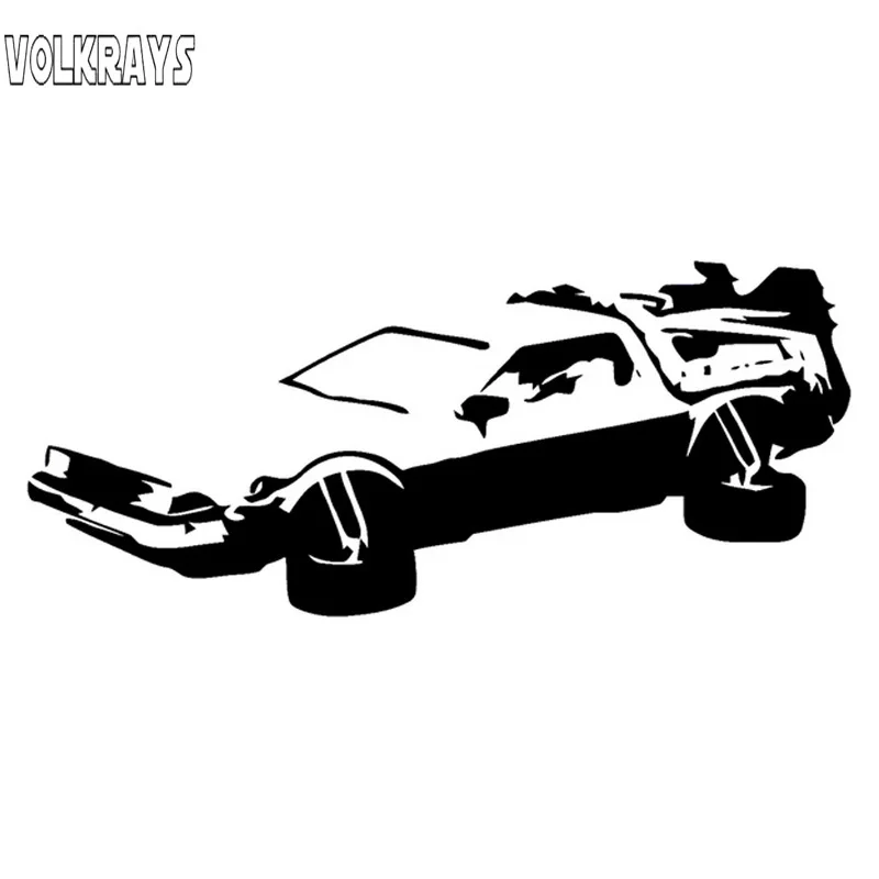 

Volkrays индивидуальные автомобильные наклейки Назад в будущее 2016 аксессуары отражающие виниловые наклейки черные/серебряные, 6 см * 16 см